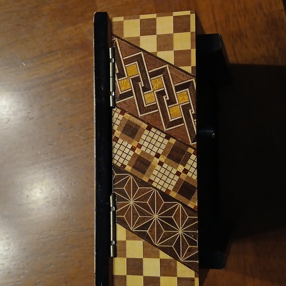 Yosegi-zaiku Marquetry Music Trinket Box From JAPAN - Picture 6 of 8
